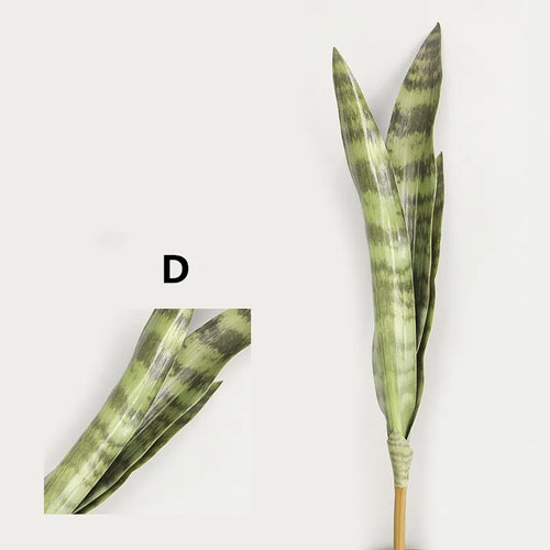 plantes artificielles feuilles de tigre pour décoration intérieure et jardin - vue 12 sur 12