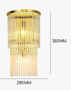 applique murale moderne led en cristal design élégant pour intérieur - vue 22 sur 23