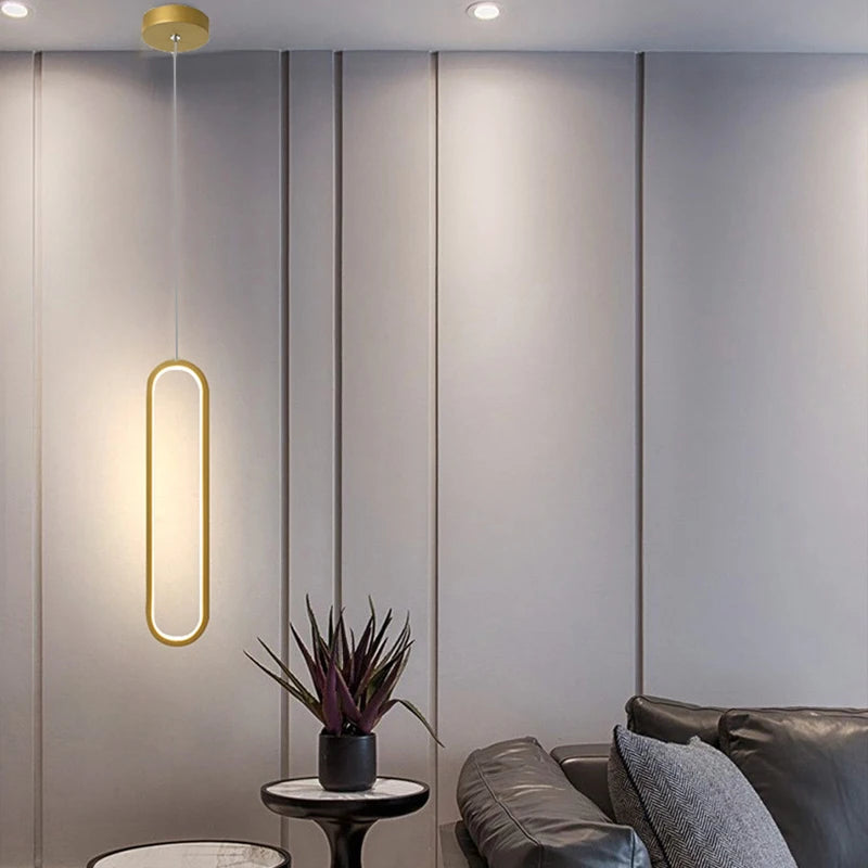 suspension led de style moderne et minimaliste