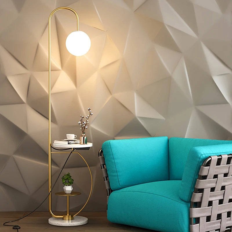 Lampadaire Led minimaliste moderne - vue 7 sur 14