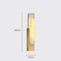 Applique murale design minimaliste LED style marbré
