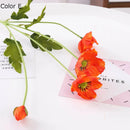 nouveau décor de jardin fleurs de pavot artificielles pour fête