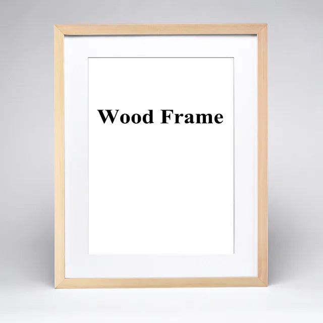 cadre photo en bois avec passe-partout pour montage mural - vue 7 sur 17