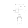 Applique murale design LED conique Factory