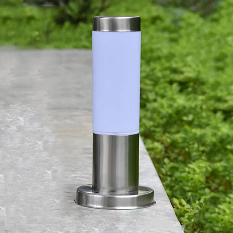 lampadaire led en acier inoxydable pour jardin et extérieur