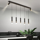 lustre moderne minimaliste à trois led pour table luxe