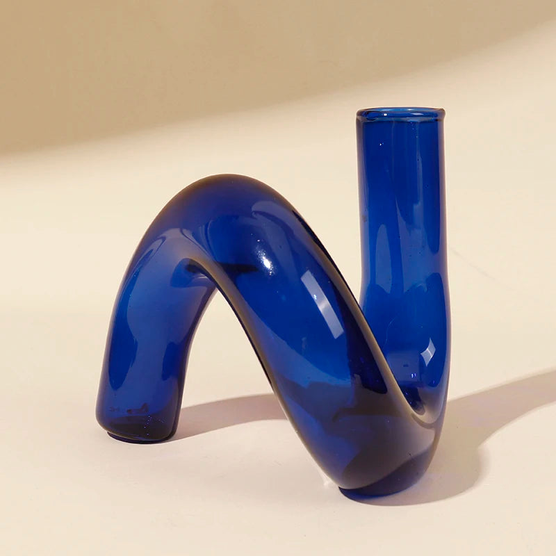 bougeoirs en verre pour décoration romantique et fêtes - vue 9 sur 14