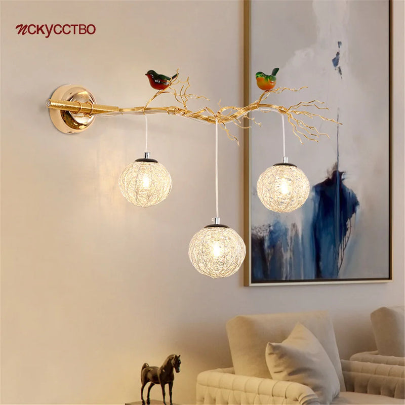 Lampe murale oiseaux et papillons #10 Servomuto Lampe murale oiseaux et papillons #10 Servomuto