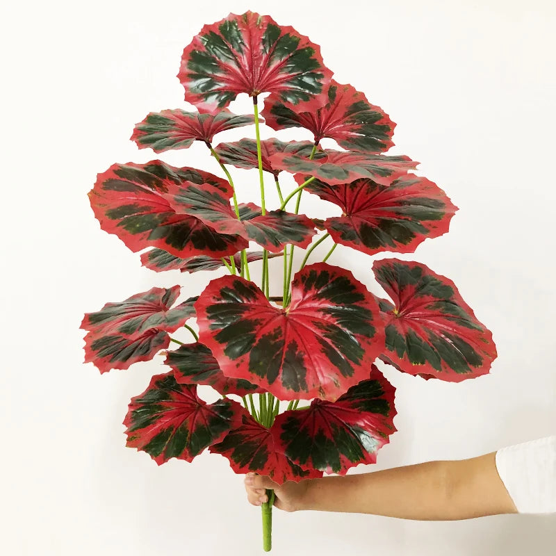 feuilles tropicales monstera palmier artificiel pour décoration intérieure - vue 11 sur 18