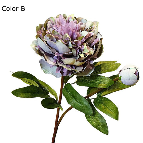 branche de fleurs artificielles de pivoine pour décoration élégante - vue 12 sur 13