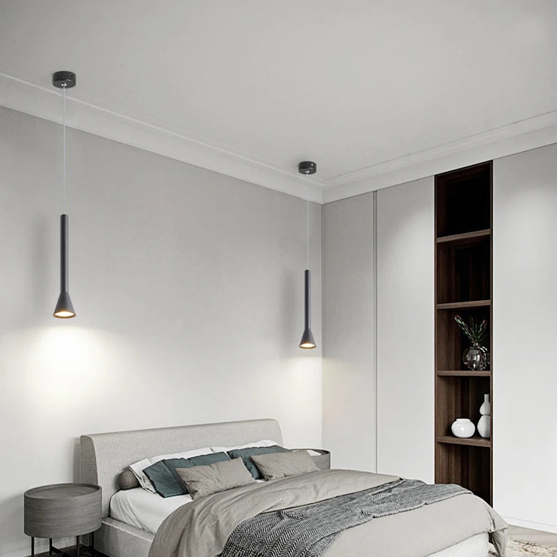 suspension LED design moderne luminaire décoratif idéal - vue 6 sur 10