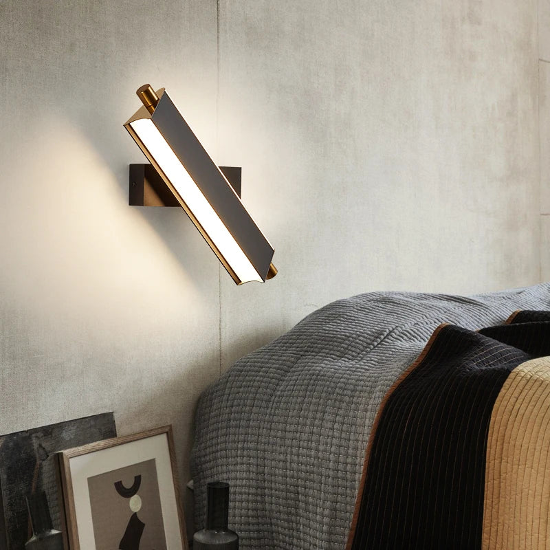applique murale nordique led réglable pour salon moderne