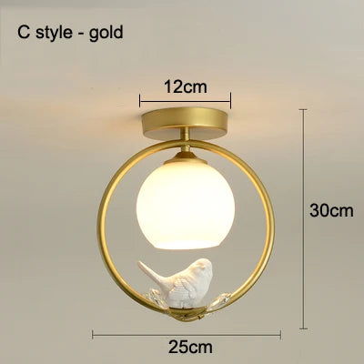 plafonnier moderne à leds pour hall d'entrée et balcon - vue 19 sur 20