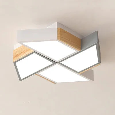 plafonnier led en forme de moulin à vent design moderne - vue 19 sur 18