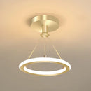 plafonnier moderne à leds design rond pour intérieur élégant