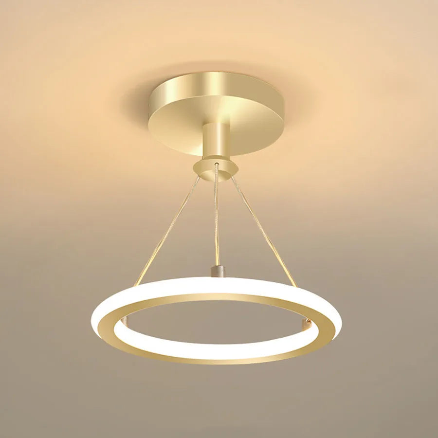 plafonnier moderne à leds design rond pour intérieur élégant - vue 5 sur 8