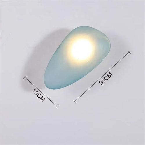 applique murale led galets verre moderne déco intérieur hotel couloir plafonnier éclairage - vue 15 sur 22