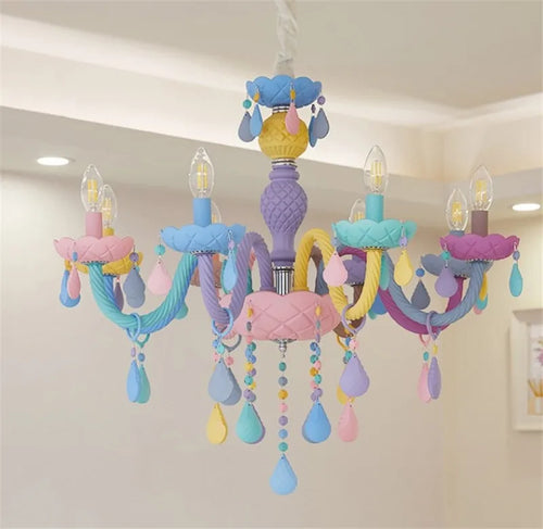 lustre suspendu en cristal pour décoration moderne et festive - vue 2 sur 6