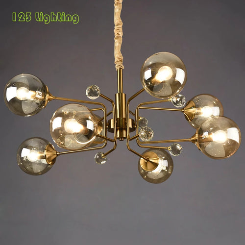 suspension nordique en verre transparent pour intérieur réglable - vue 3 sur 18
