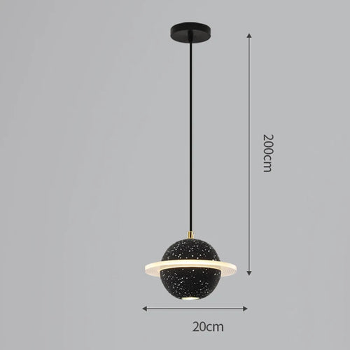 suspension en résine planet pour décoration intérieure moderne - vue 9 sur 18