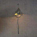 applique murale antique en laiton avec motif lotus décoratif