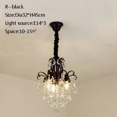 plafonnier led en cristal doré pour décoration moderne - vue 22 sur 22