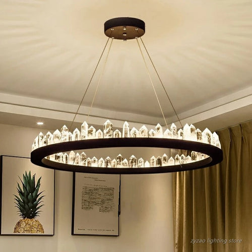 suspension en cristal moderne pour décoration intérieure élégante - vue 2 sur 10