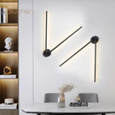 applique murale led moderne rotative pour arrière-plan de canapé