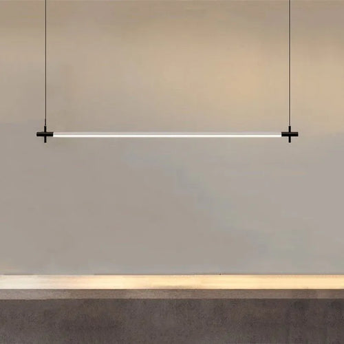 Suspension simples lampe de salle à manger lampes LED de cuisine pour la maison lampe suspendue table à manger longue lampe à bande éclairage minimaliste