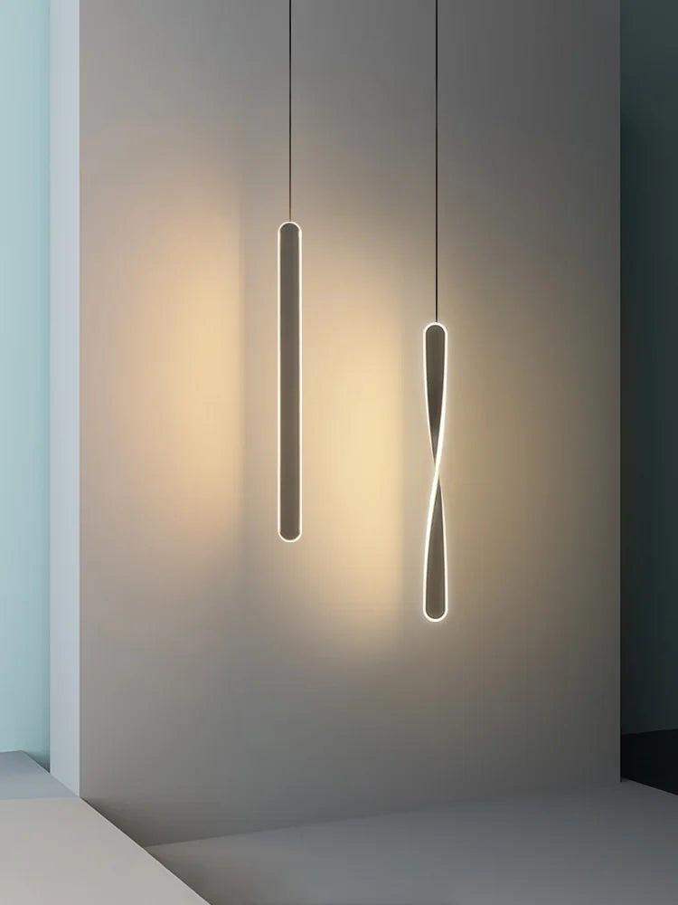 suspension moderne nordique décoration minimaliste éclairage led