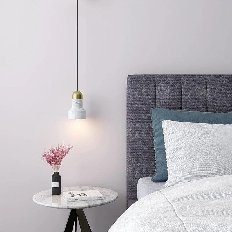 suspension en marbre design pour intérieur moderne et élégant