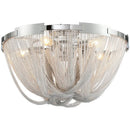 Designer LED Deiling Light Handmade Tassel Aluminum Chain Ceiling Light, Suitable For Living Room/Bedroom Home Decoration Lights