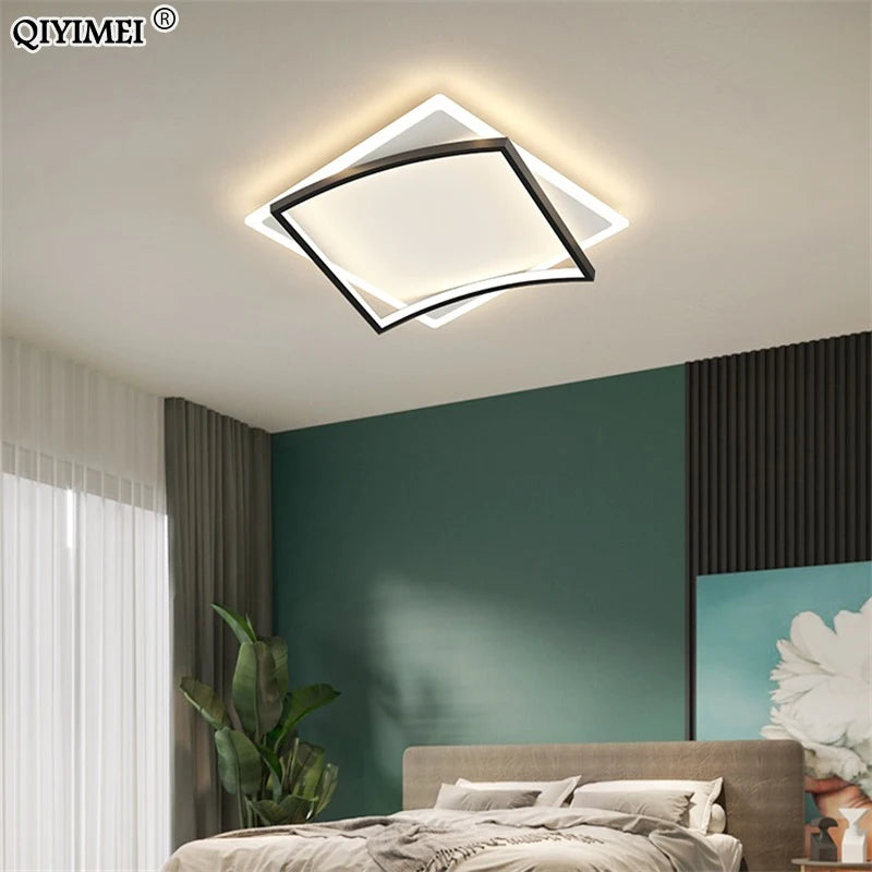 lustre led moderne simple gradation pour ménage