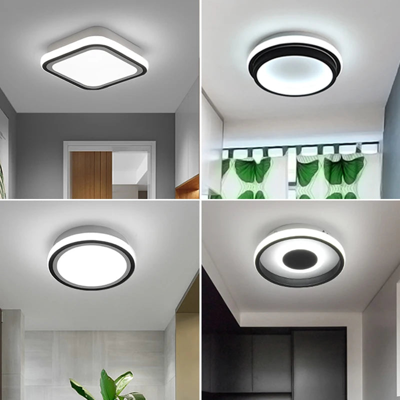 Allée Led plafonnier pour couloir balcon chambre éclairage AC110V AC220V moderne nordique intérieur lumières cuisine luminaires luminaria