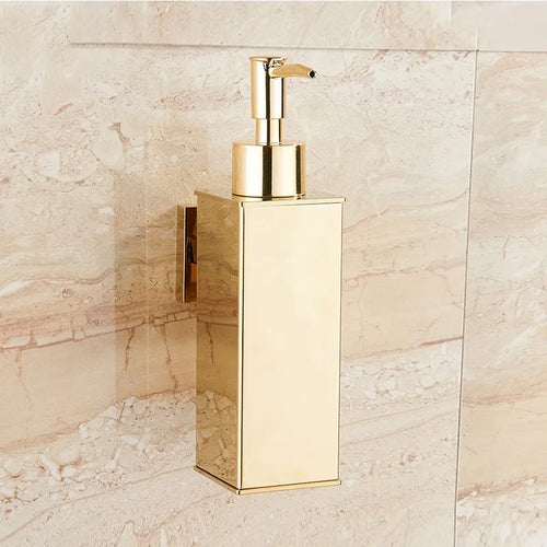 distributeur de savon liquide mural en acier inoxydable pour gel douche - vue 3 sur 18