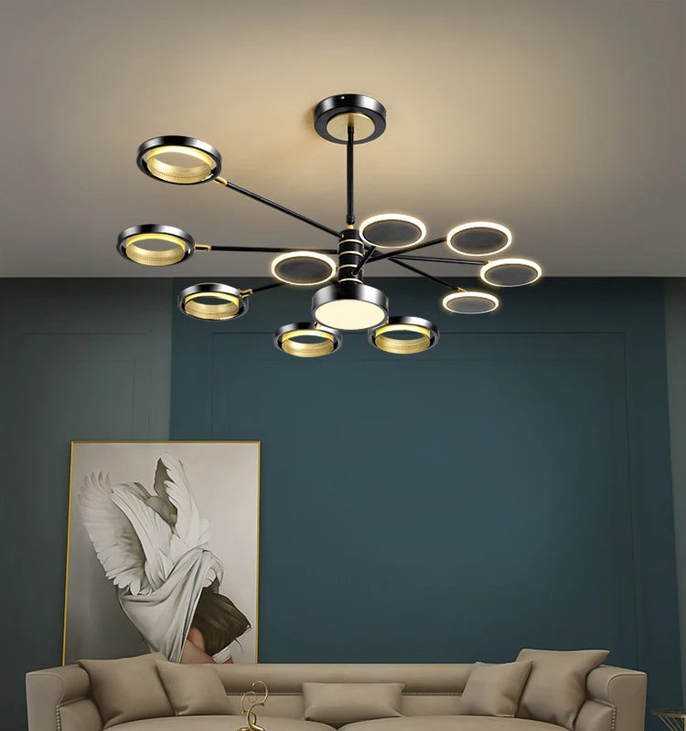 plafonnier nordique design élégant pour décoration intérieure moderne - vue 3 sur 14