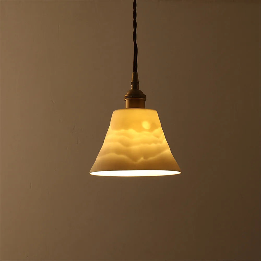 loft style antique led luminaire en laiton céramique rétro