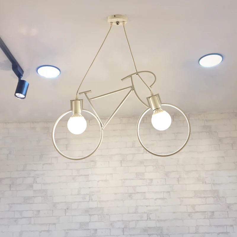 Suspension industrielle fer vélo - vue 7 sur 8