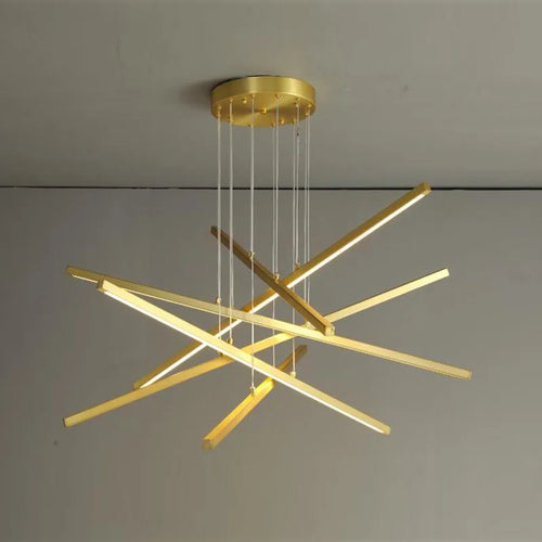 lustre led moderne design minimaliste pour intérieur élégant - vue 2 sur 10