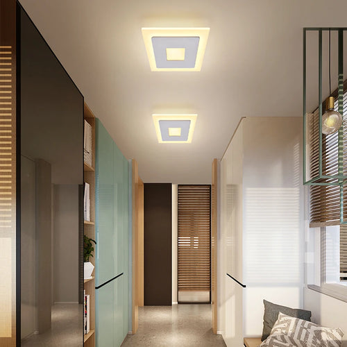 plafonnier led acrylique design moderne pour intérieur décoratif - vue 4 sur 6