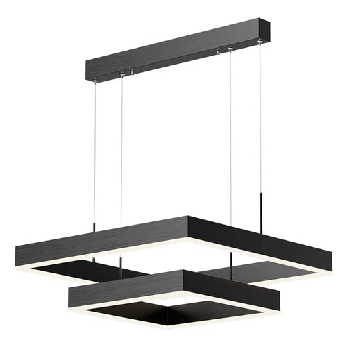 2024Modern Chandelier Square bedroom Chandelier Lighting  Hanging Lamp Home Lighting Samsarah Lighting - vue 6 sur 11