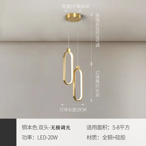 suspension LED design nordique moderne pour intérieur - vue 10 sur 10