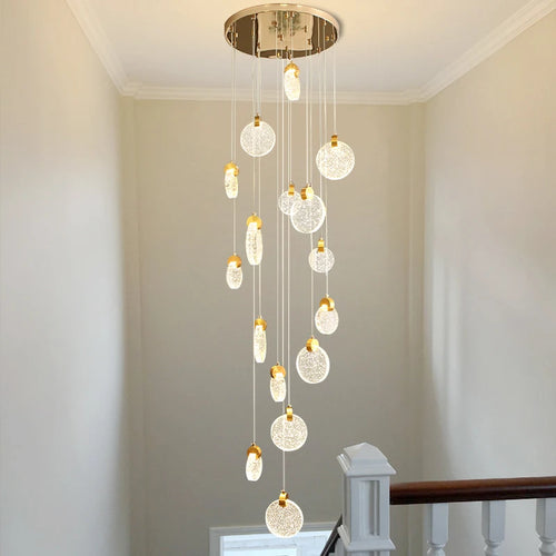 lustre en cristal design pour intérieur moderne et élégant - vue 2 sur 17