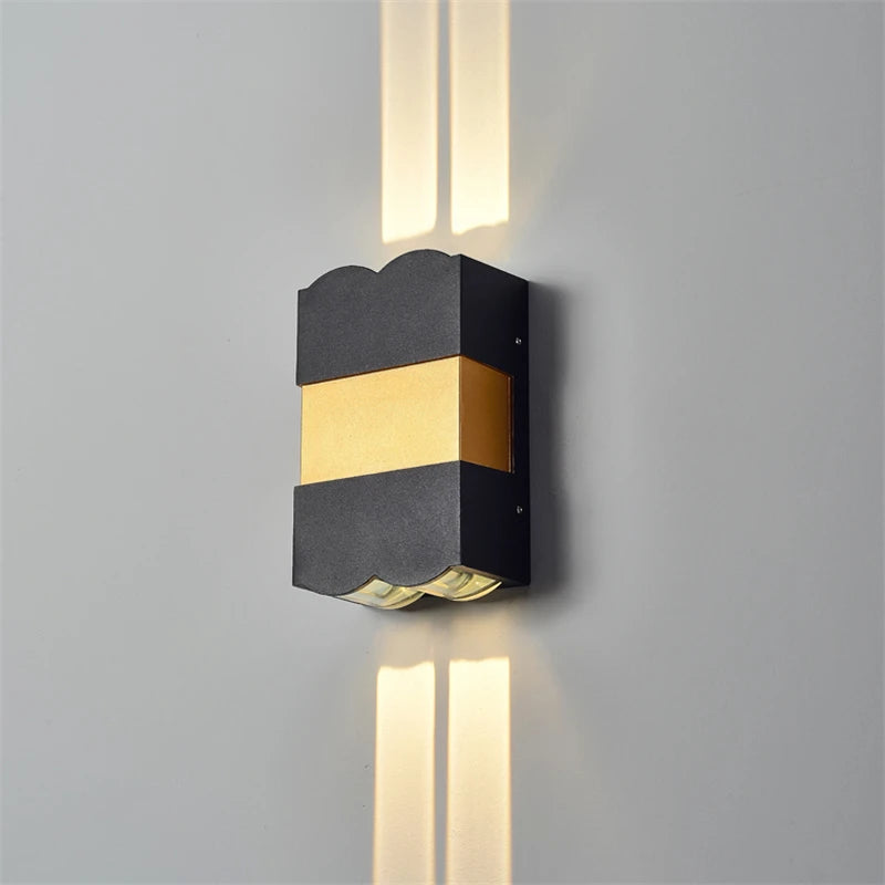 Applique murale led extérieure imperméable pour jardin et paysage