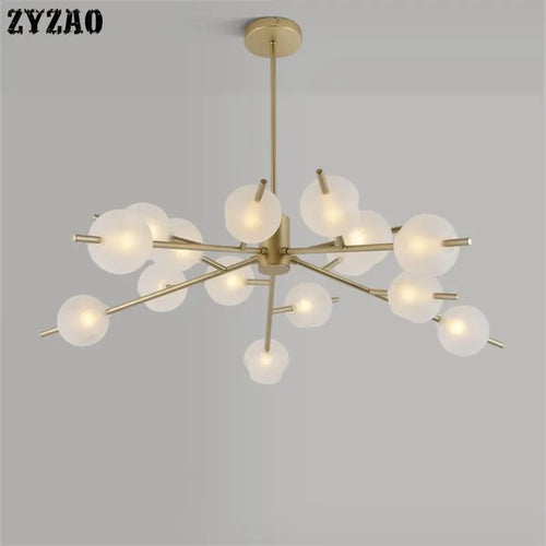 suspension moderne en verre pour décoration intérieure élégante - vue 2 sur 12