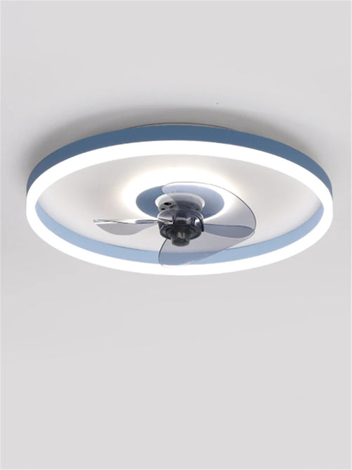 plafonnier moderne à leds avec ventilateur et 3 luminosités - vue 6 sur 18