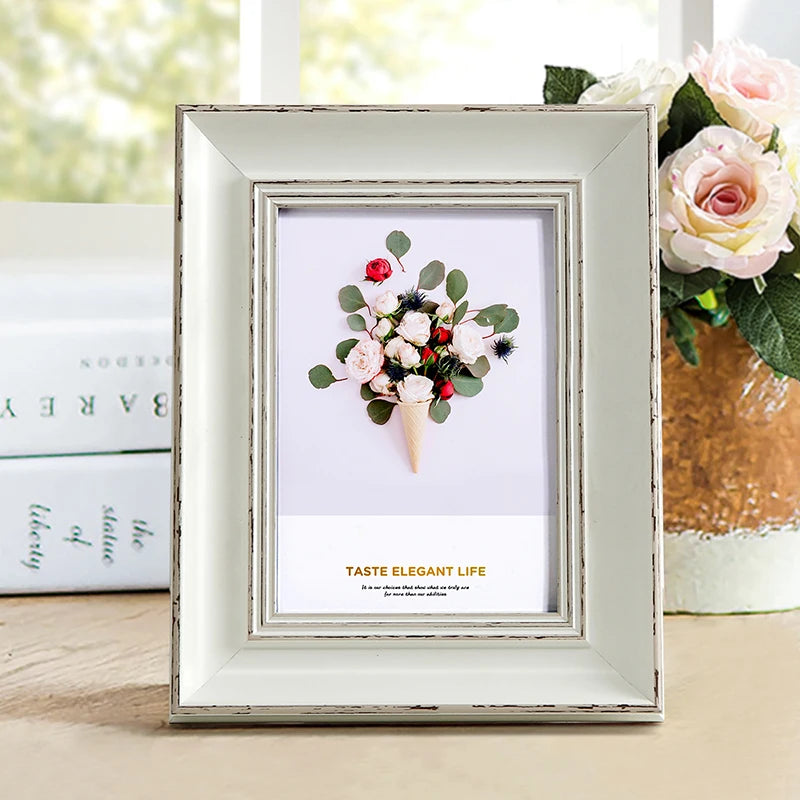 cadre photo rétro américain pour mariage et décoration à personnaliser - vue 4 sur 13