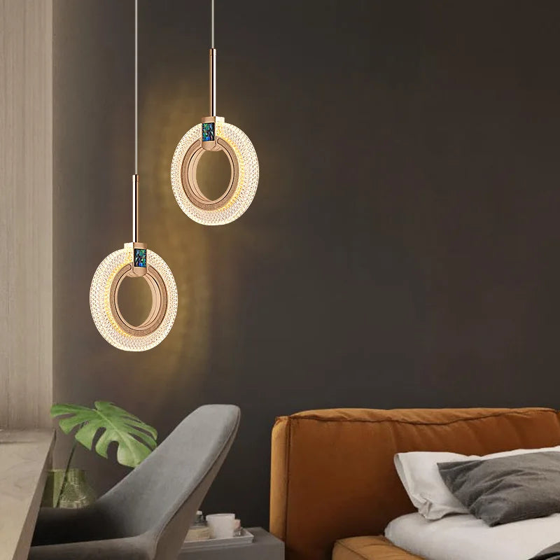 Suspension LED au design nordique suspendu - vue 10 sur 13