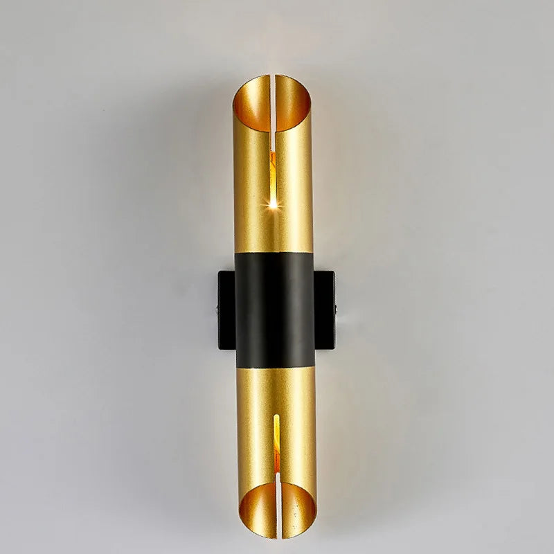 applique murale moderne en tube d'aluminium style nordique