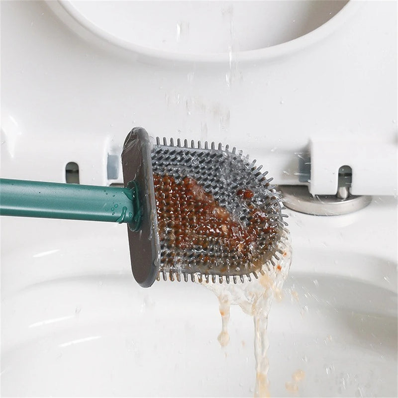 ensemble de brosses de toilette légères et durables pour salle de bain